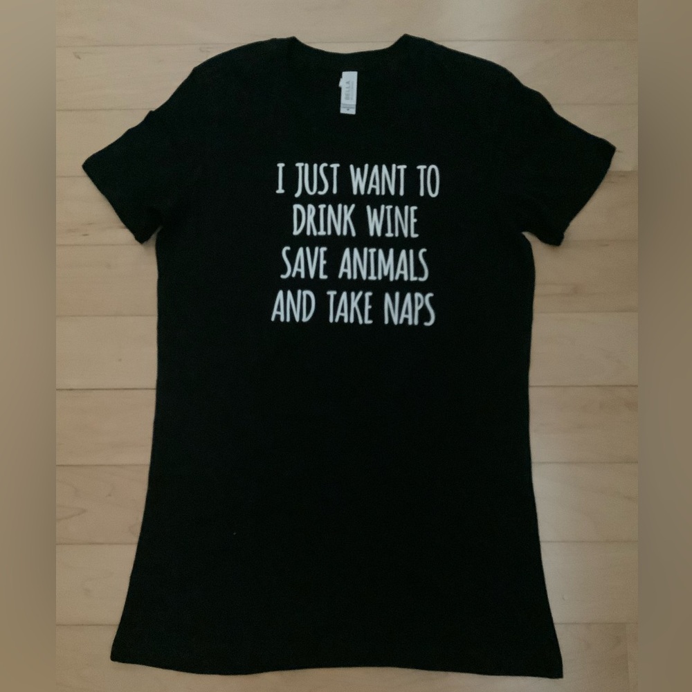 🆕 Wine Animals Naps Bella Canvas Unisex Tee